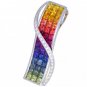 Rainbow Sapphire & Diamond Invisible Set Pendant 18K White Gold (8.28ct tw) SKU: 472-18K-WG