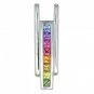 Rainbow Sapphire Bar Pendant 18K White Gold (1.2ct tw) SKU: 309-18K-WG