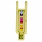 Rainbow Sapphire Bar Pendant 18K Yellow Gold (1.2ct tw) SKU: 309-18K-YG