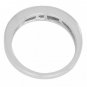 Multicolor Rainbow Sapphire Half Eternity Band Ring 14K White Gold (1ct tw) SKU: 892-14K-WG