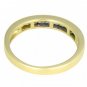 Multicolor Rainbow Sapphire Half Eternity Band Ring 18K Yellow Gold (1ct tw) SKU: 892-18K-YG