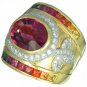 Rainbow Sapphire & Tourmaline With Diamond Ring 18K Yellow Gold (6.87ct tw) SKU: 444-18K-YG