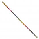 Rainbow Sapphire Tennis Bracelet 18K Yellow Gold (16ct tw) SKU: 622-18K-YG