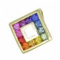 Rainbow Sapphire Square Pendant 18K Yellow Gold (2ct tw) SKU: 1603-18K-YG