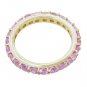 Pink Sapphire Eternity Ring 18K Yellow Gold (5ct tw) SKU: 1862-18K-YG