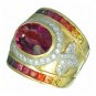 Rainbow Sapphire & Tourmaline With Diamond Ring 18K Yellow Gold (6.87ct tw) SKU: 444-18K-YG