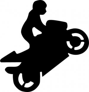 Superbike Wheelie Decal