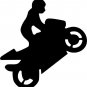 Superbike Wheelie Decal
