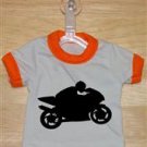 Superbike Mini T-Shirt With Hanger (Orange)