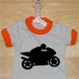 Superbike Mini T-Shirt With Hanger (Orange)
