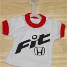 Honda Fit Logo Mini T-Shirt With Hanger (RED)