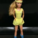 1984 Hot Stuff Skipper Doll + So Active Fashions #2235 Yellow Leotard & Shorts