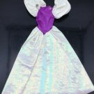 1989 My First Barbie Prettiest Princess Ever Purple Iridescent White Dress Gown