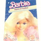 Vintage 1985 World of Barbie Fashion Booklet Insert