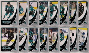 2010-11 O-Pee-Chee Team Set San Jose Sharks 16-cards