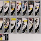 2010-11 O-Pee-Chee Team Set Pittsburgh Penguins 17-cards