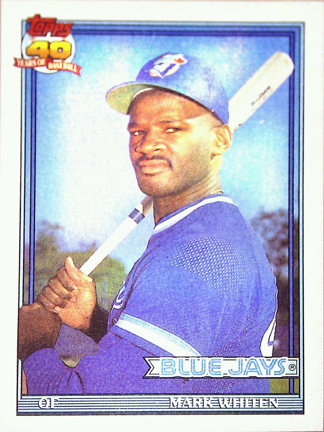 1991 Topps Mark Whiten RC Card #588