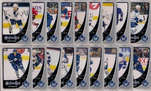 2010-11 OPC Toronto Maple Leafs Base Team Set 16-Cards