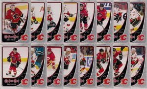 2010-11 OPC Calgary Flames Base Team Set 16-Cards