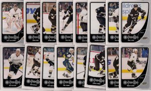 2010-11 O-Pee-Chee Anaheim Ducks Base Team Set 16-Cards