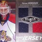 2010-11 Black Diamond Jerseys Quad #QJVO Tomas Vokoun