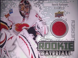 10-11 Upper Deck Rookie Materials RMHK Henrik Karlsson
