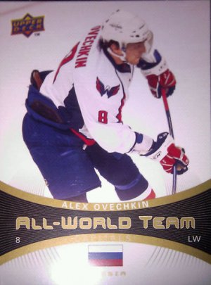 10-11 Upper Deck All World Team AW38 Alexander Ovechkin