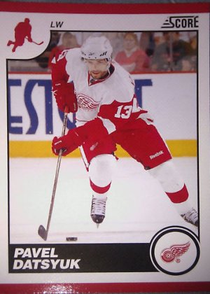 2010-11 Score Glossy #186 Pavel Datsyuk
