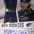 2008-09 SPx #170 Patric Hornqvist JSY AU RC