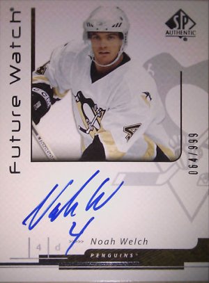 2006-07 SP Authentic #197 Noah Welch AU RC