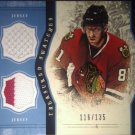 2011-12 Artifacts Treasured Swatches Blue #TSHO Marian Hossa JERSEY 2-Color