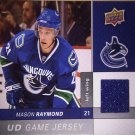 2009-10 Upper Deck Game Jerseys #GJMR Mason Raymond