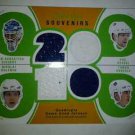 2010-11 O-Pee-Chee Souvenirs Giguere Kessel Kulemin Kaberle SVLEAF