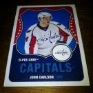 2010-11 O-Pee-Chee Retro John Carlson card no. 220