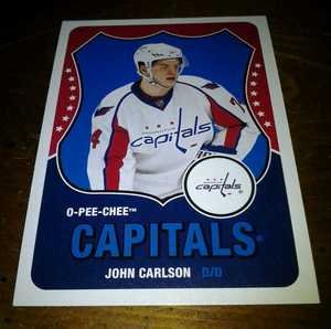 2010-11 O-Pee-Chee Retro John Carlson card no. 220