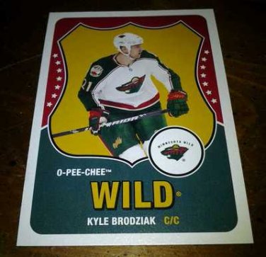 2010-11 O-Pee-Chee Retro Kyle Brodziak card no. 216