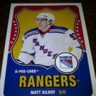 2010-11 O-Pee-Chee Retro Matt Gilroy card no. 148
