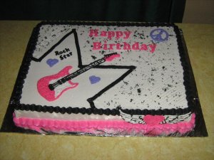Single Layer Sheet Cake