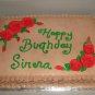 Single Layer Sheet Cake