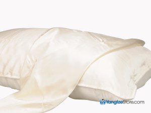 100% Silk Pillowcase Ivory