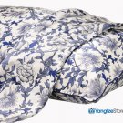 100% Silk Pillowcase Blue and White