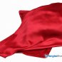100% Silk Pillowcase Dark Red