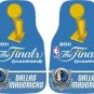 Dallas Mavericks 2011 NBA Champions 2-piece Carpeted Cat Mats