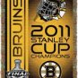 NHL 2011 Stanley Cup Champions Boston Bruins Woven Tapestry Throw