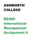 BZ480 International Management Assignment 4