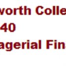 Ashworth Semester Exam BU340 Managerial Finance I