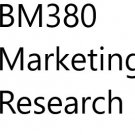 Ashworth Semester Exam BM380 Marketing Research - 2024