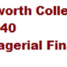 Ashworth Semester Exam BU340 Managerial Finance I - 2024