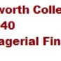Ashworth Semester Exam BU340 Managerial Finance I - 2024