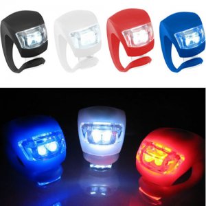 New 4 Colors Bike Bicycle LED Frog Front flashing Light lamp Waterproof Silicone
